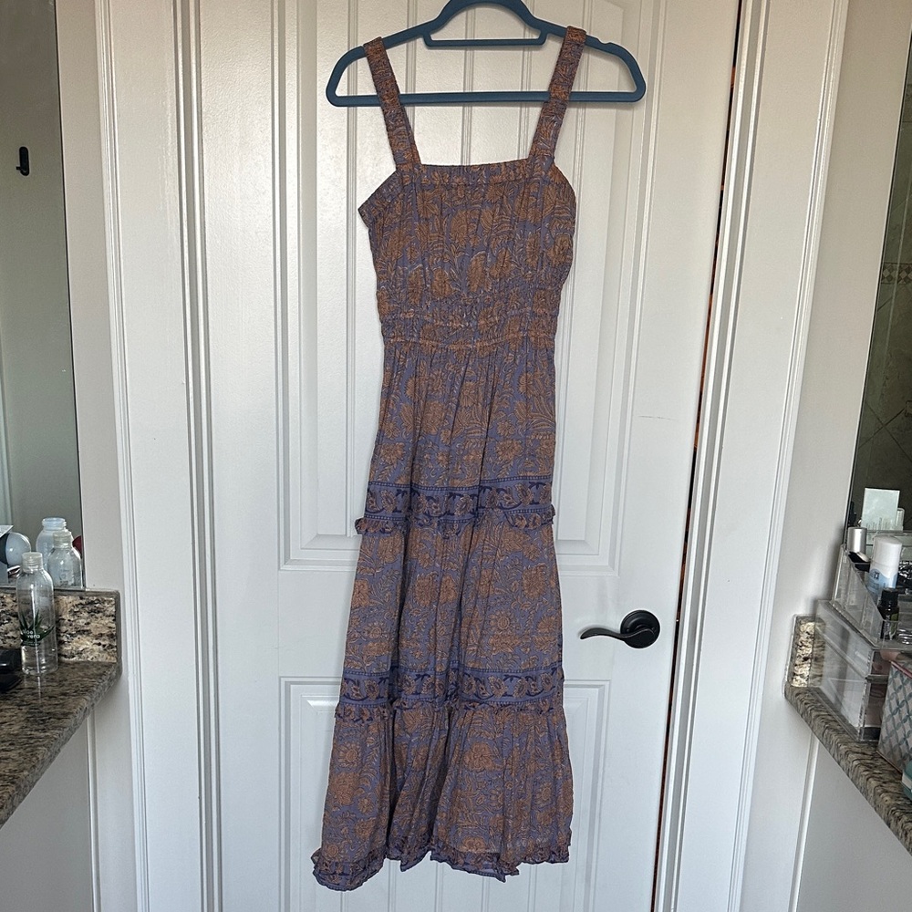 Elegant purple and orange Women's Dress